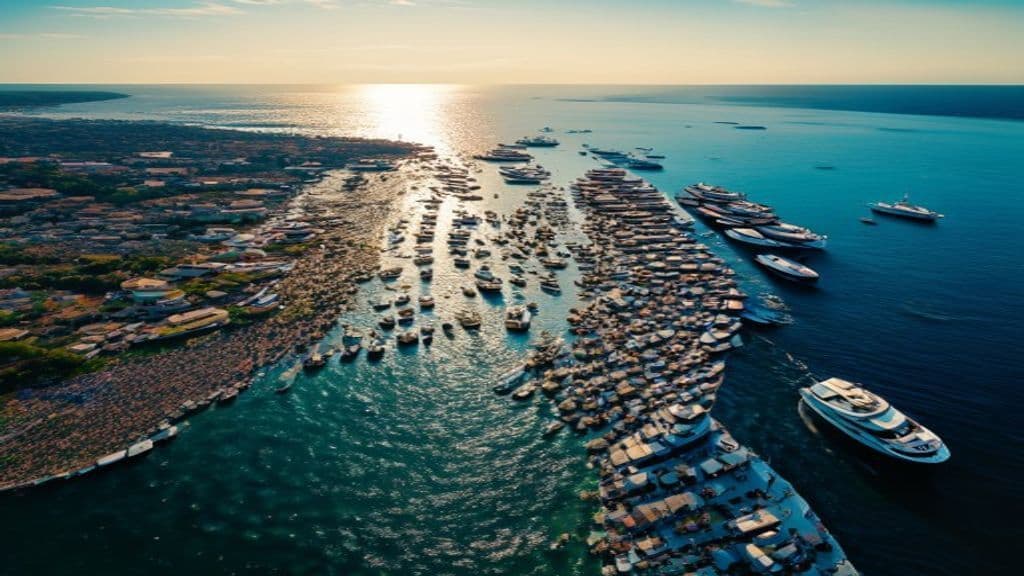 The Mediterranean Summer Circuit: How 300 Superyachts Move Between the Same 12 Anchorages and Why